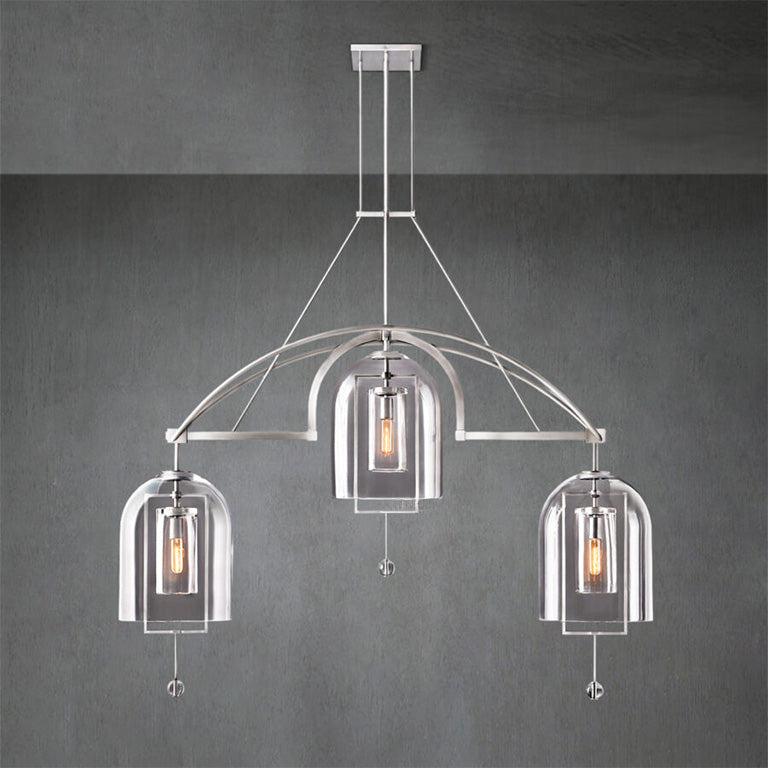Fulcram Linear Chandelier 61" 3 Lights