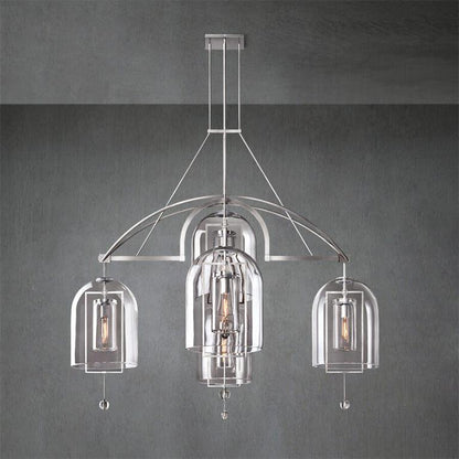 Fulcram Round Chandelier 61" 5-Lights