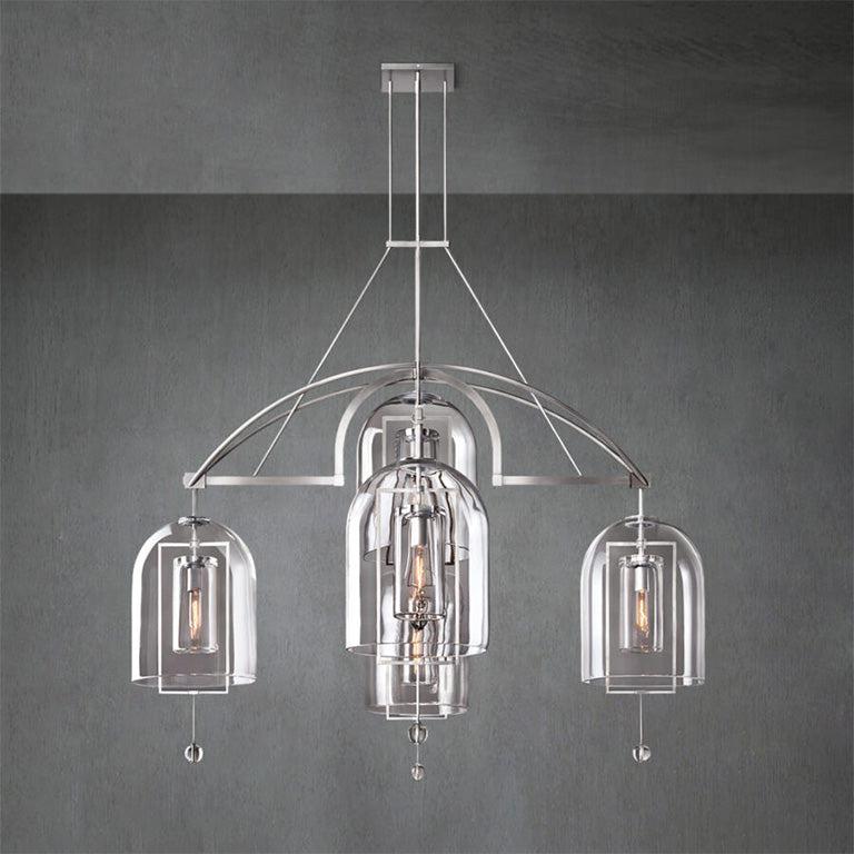 Fulcram Round Chandelier 61" 5-Lights