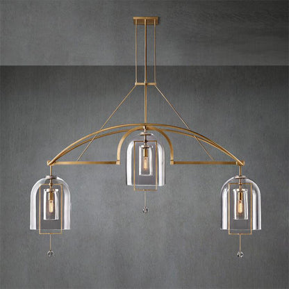 Fulcram Linear Chandelier 61" 3 Lights