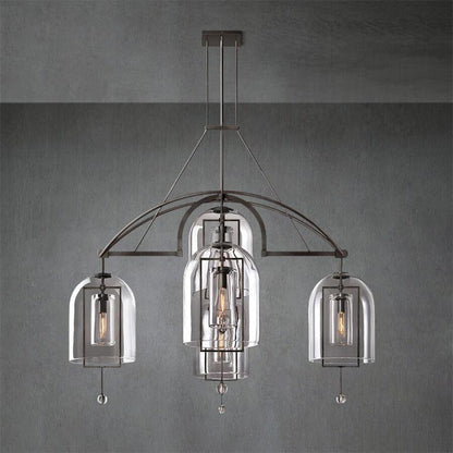 Fulcram Round Chandelier 61" 5-Lights