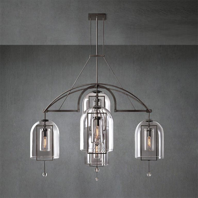 Fulcram Round Chandelier 61" 5-Lights