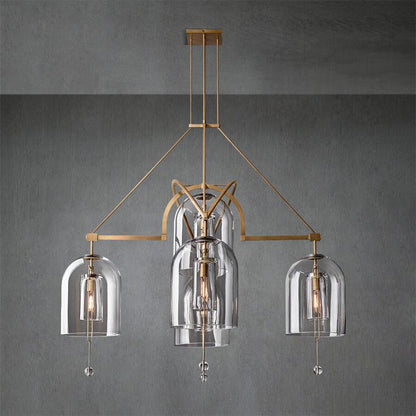 Fulcram Round Chandelier 61" 5-Lights