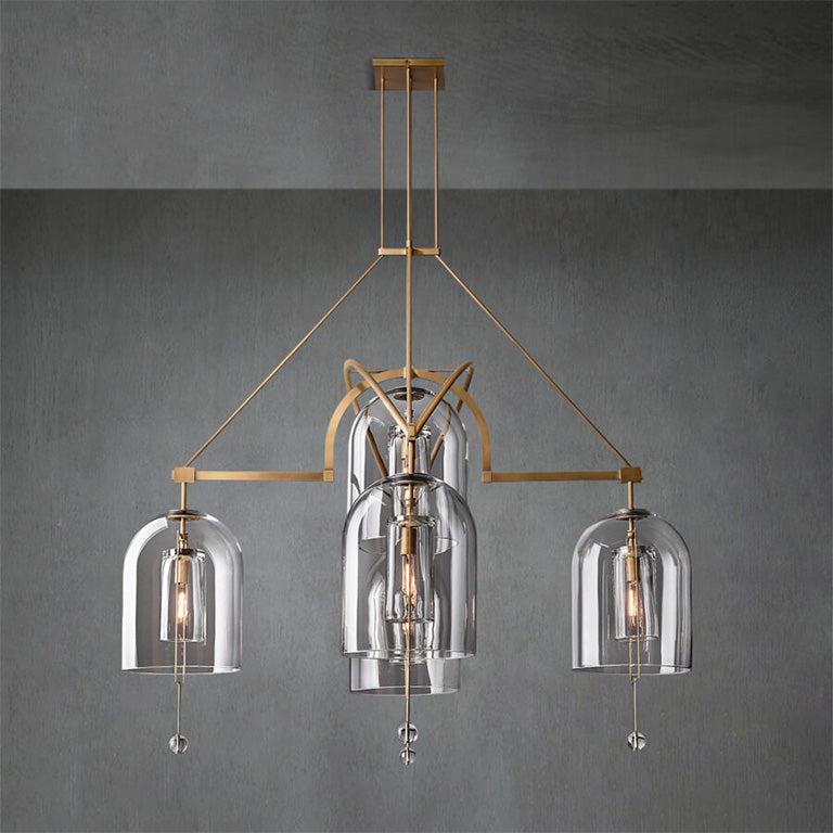 Fulcram Round Chandelier 61" 5-Lights