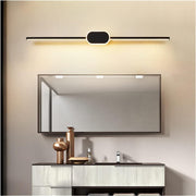 Blushlighting® Modern Creative Black/White LED Mirror Wall Lamp for Bedroom, Bathroom image | luxury lighting | luxury wall lamps