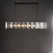 Hoden Modern Crystal Rectangular Chandelier For Dining Room, Kitchen Table Chandelier