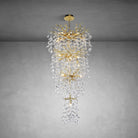 63'' Long Crystal Modern Gold Tree Branch Chandelier - GoldBlushlighting