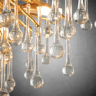 63" Modern Crystal Tree Branch Chandelier with 15 Lights - GoldRectangular - L63"Blushlighting