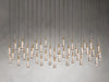 Solitaire Linear Chandelier 70"W 50"W