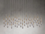 Solitaire Linear Chandelier 70"W 50"W