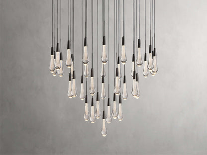 Soltaire Round Chandelier 17" 24" 36“ 58“