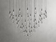 Solitaire Round Chandelier  58"D