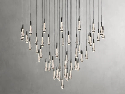 Soltaire Round Chandelier 17" 24" 36“ 58“