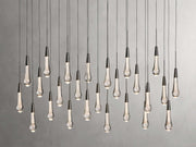 Solitaire Linear Chandelier 70"W 50"W