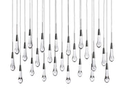 Solitaire Linear Chandelier 70"W 50"W