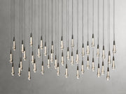 Solitaire Linear Chandelier 70"W 50"W