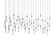 Solitaire Linear Chandelier 70"W 50"W