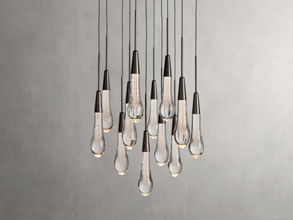 Soltaire Round Chandelier 17" 24" 36“ 58“