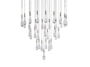 Solitaire Round Chandelier 17"W 24"W 36“W