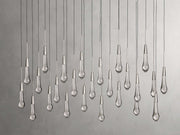 Solitaire Linear Chandelier 70"W 50"W