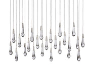 Solitaire Linear Chandelier 70"W 50"W