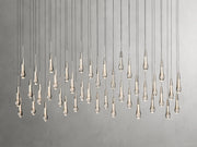 Solitaire Linear Chandelier 70"W 50"W