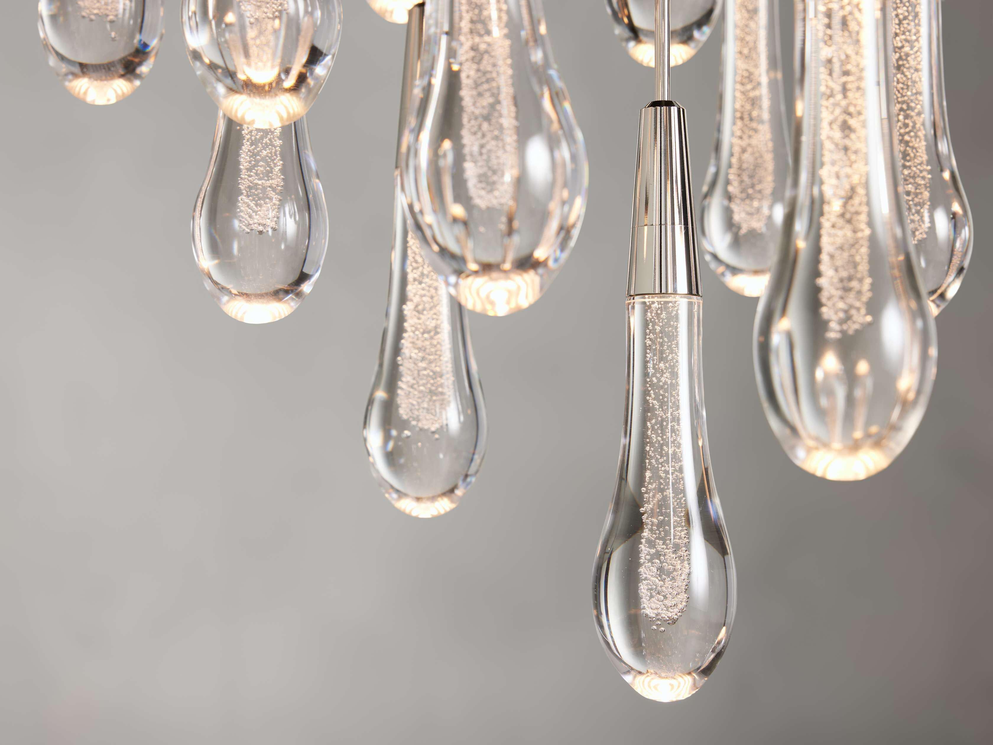 Soltaire Round Chandelier 17" 24" 36“ 58“