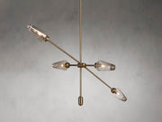 Arrow Brass Chandelier