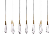 Solitaire Linear Chandelier 37"W