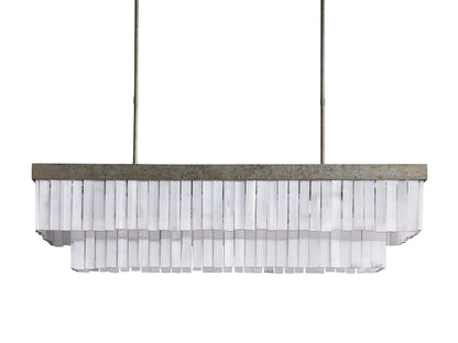 Cameron Rectangular Alabaster Chandelier