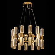 Blushlighting 1-Tier Round Crystal Led Chandelier