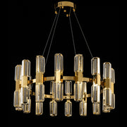 Blushlighting 1-Tier Round Crystal Led Chandelier