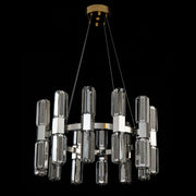 Blushlighting 1-Tier Round Crystal Led Chandelier