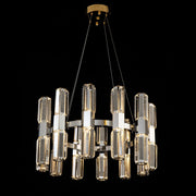 Blushlighting 1-Tier Round Crystal Led Chandelier