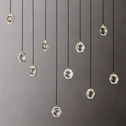 Carlos Planet Linear Chandelier, Modern lights decoration