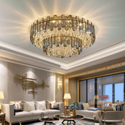 Round Gold Chandelier