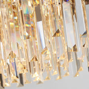 Blushlighting® Gold/Black Crystal Modern LED Chandelier For Living Room, Dining Room