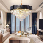 Blus Lighting Bobon Conical Crystal Chandelier