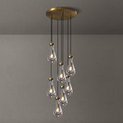 Silas Modern Raindrop Round Chandelier For Living Room