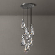 Silas Modern Raindrop Round Chandelier For Living Room