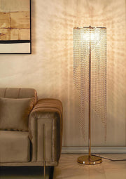 Blushlighting® Modern LED Crystal Floor Lamp for Office, Foyer image | luxury lighting | luxury floor lamps | luxury home decor