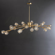 Dorian Modern Crystal Round Chandelier For Living Room 36"