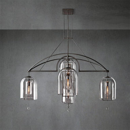 Fulcram Round Chandelier 73" 5-Lights