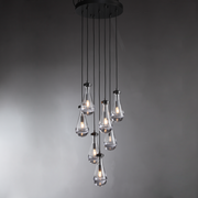 Silas Modern Raindrop Round Chandelier For Living Room