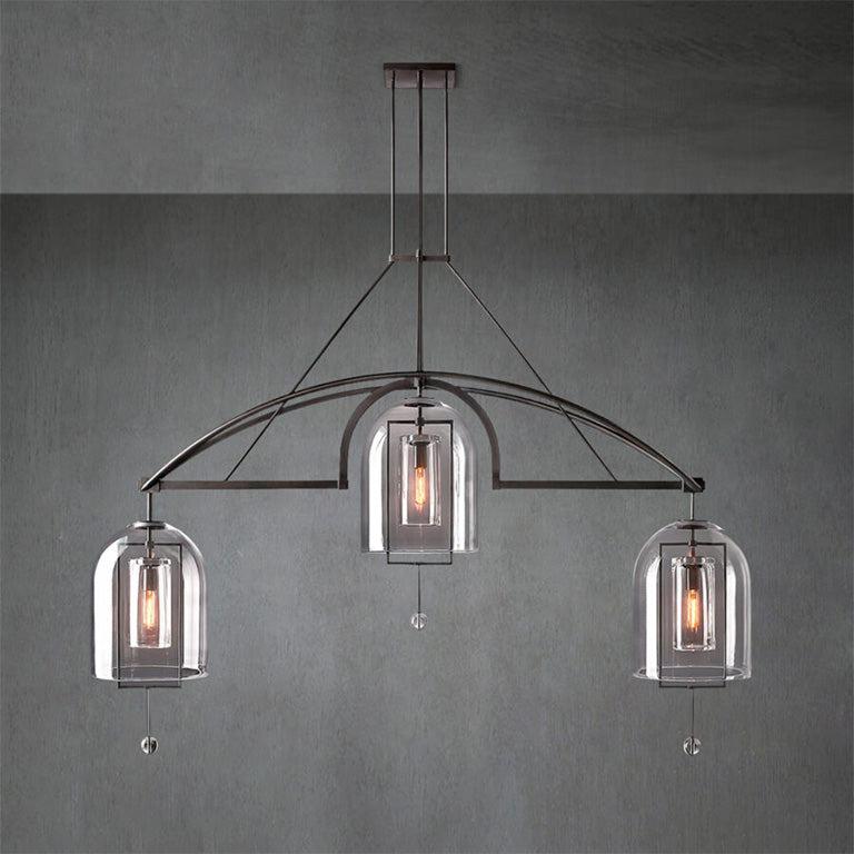 Fulcram Linear Chandelier 73" 3-Lights