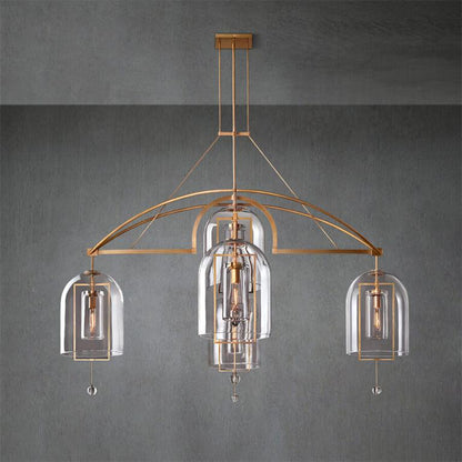 Fulcram Round Chandelier 73" 5-Lights
