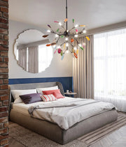 Blushlighting® Flims | Colourful Agate Art Multicoloured Chandelier