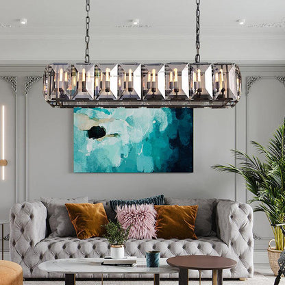 Harlew Crystal Rectangular Chandelier42''54''62''74"