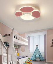 Blushlighting® Cute Cat Paw Shaped LED Ceiling Light for Bedroom, Kids Room Brightness Dimmable / Dia11.8" / Dia30.0cm