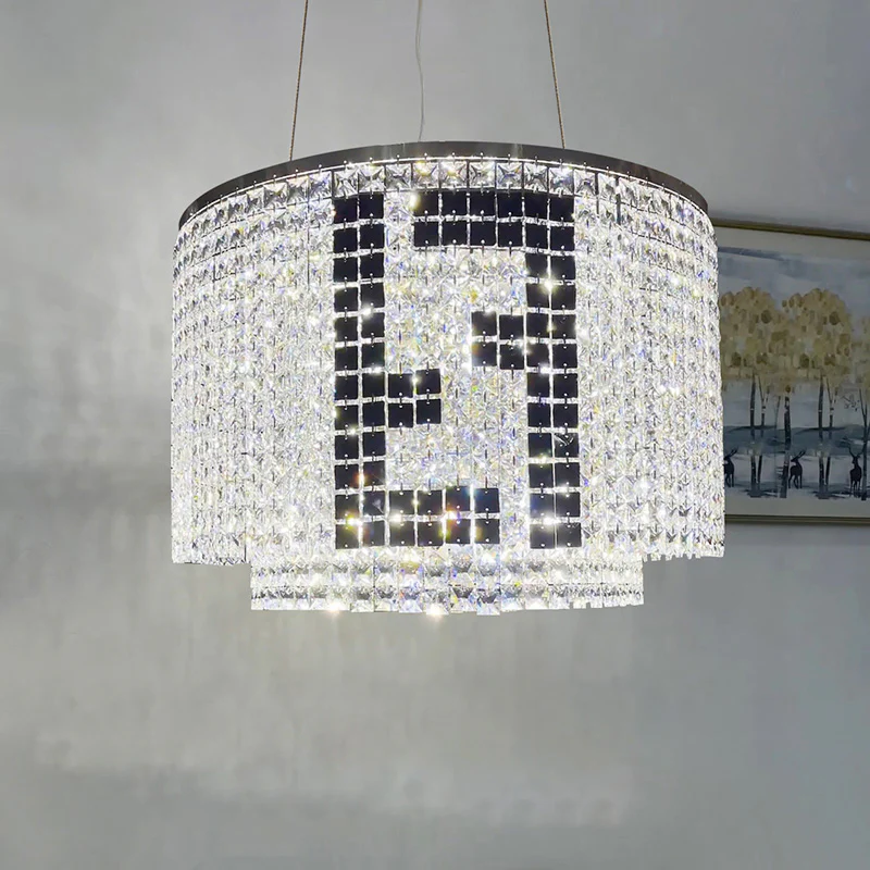 Fendi Modern Crystal Chandelier